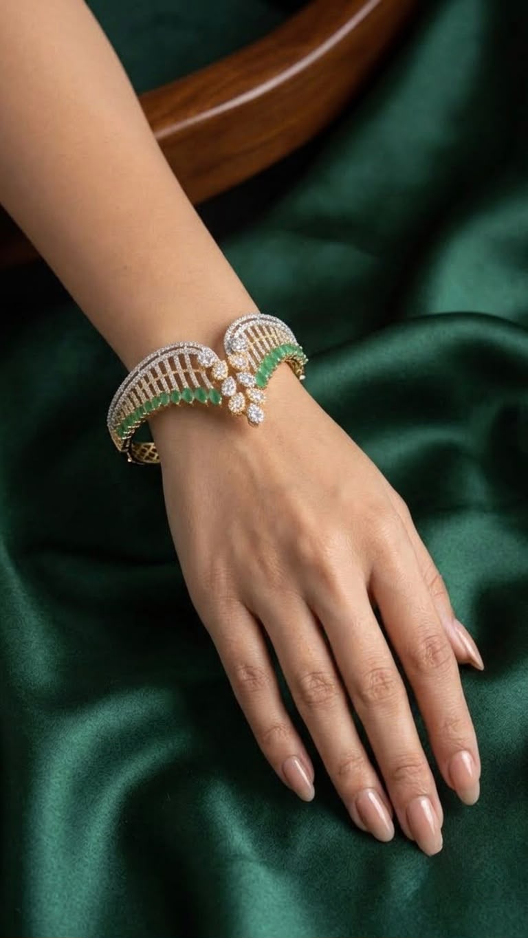 The Aura V-Contour Gemstone Bracelet